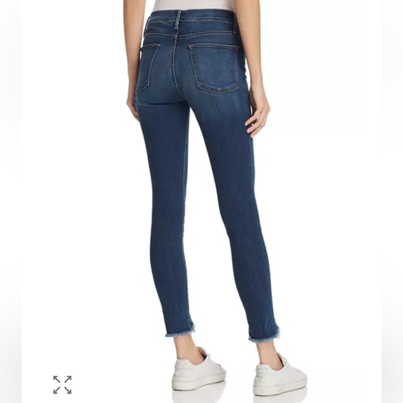 NWT - FRAME Le High Skinny Triangle Hem Jeans size 25 - Picture 5 of 12